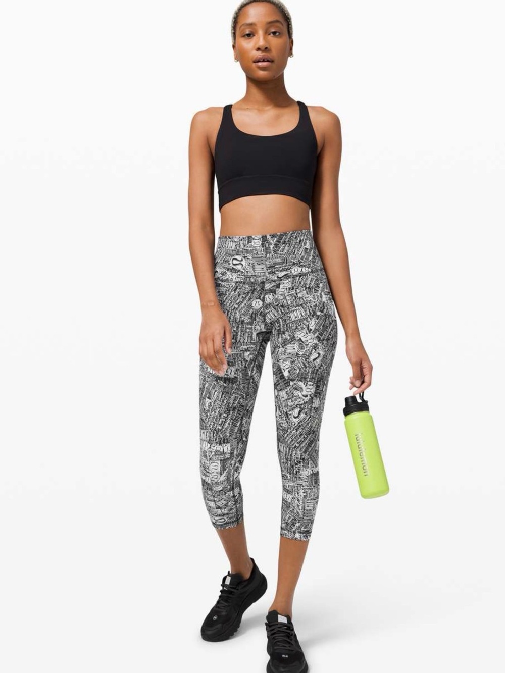 Lululemon 21” Wunder Train High Rise Leggings in Tear It Up
